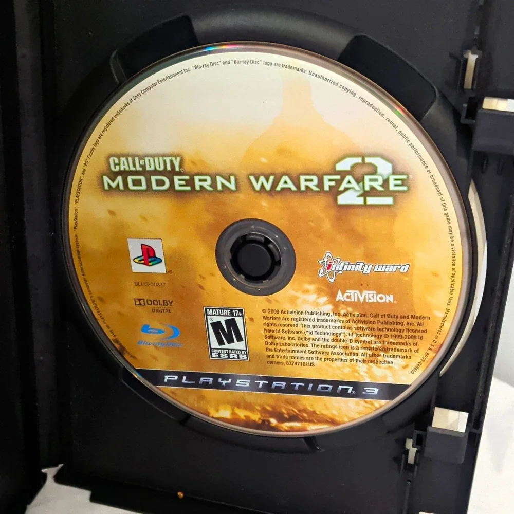 Activision Call of Duty: Modern Warfare 2 PS3 (2009) M Shooter Dolby